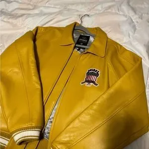 Avirex | Jackets & Coats | Size L Leather Mustard Gold